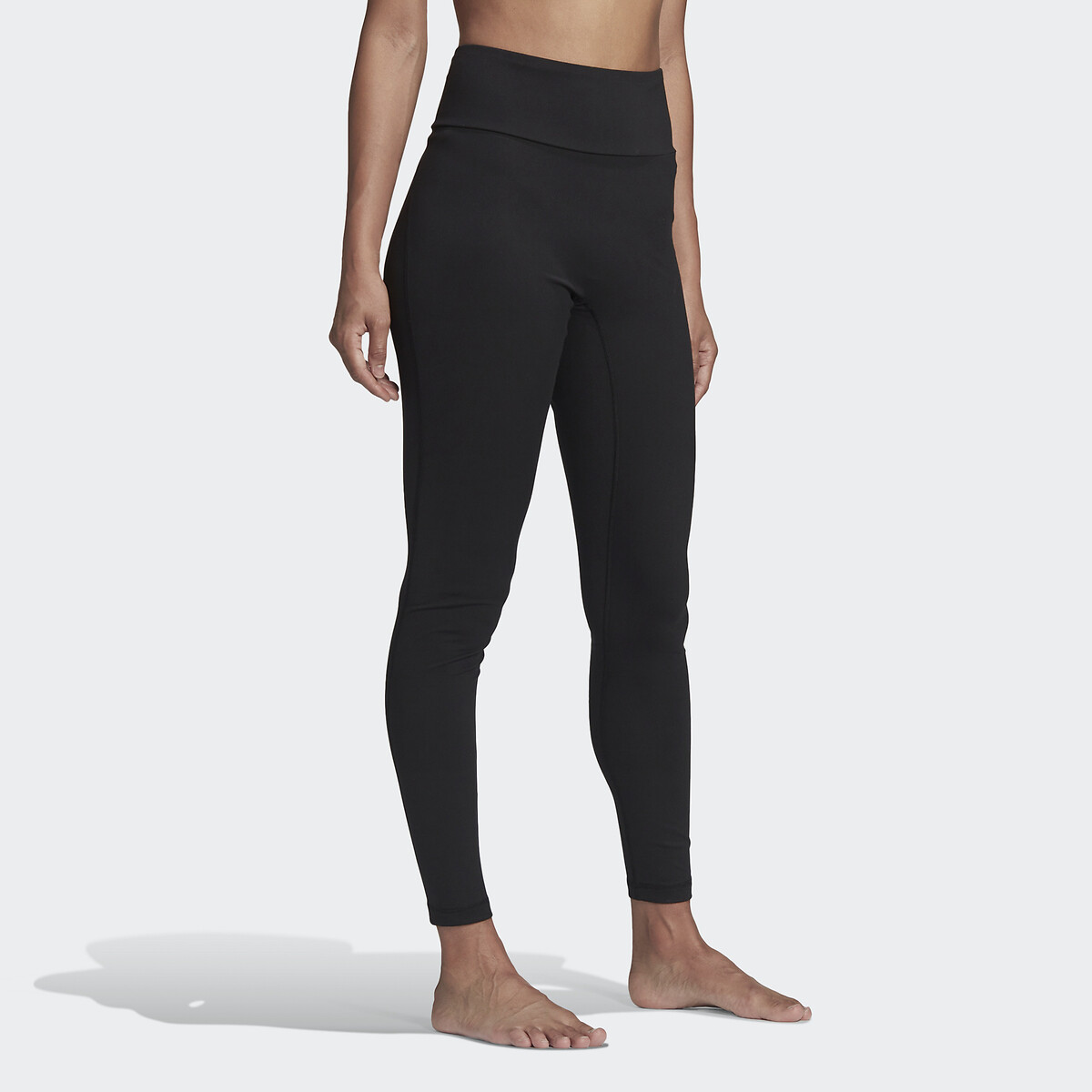 Leggings de ioga adidas Performance, cintura alta, comprimento 7/8