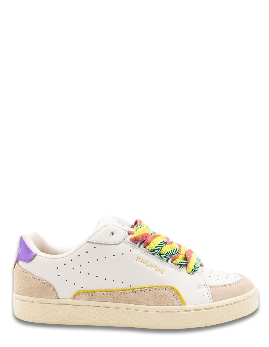 0-105 Baskets de ville Femme Avril Fresh Cuir Blanc