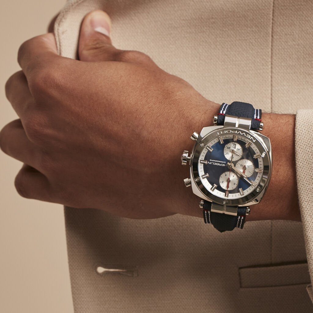 Montre Herbelin Newport Heritage Bleu
