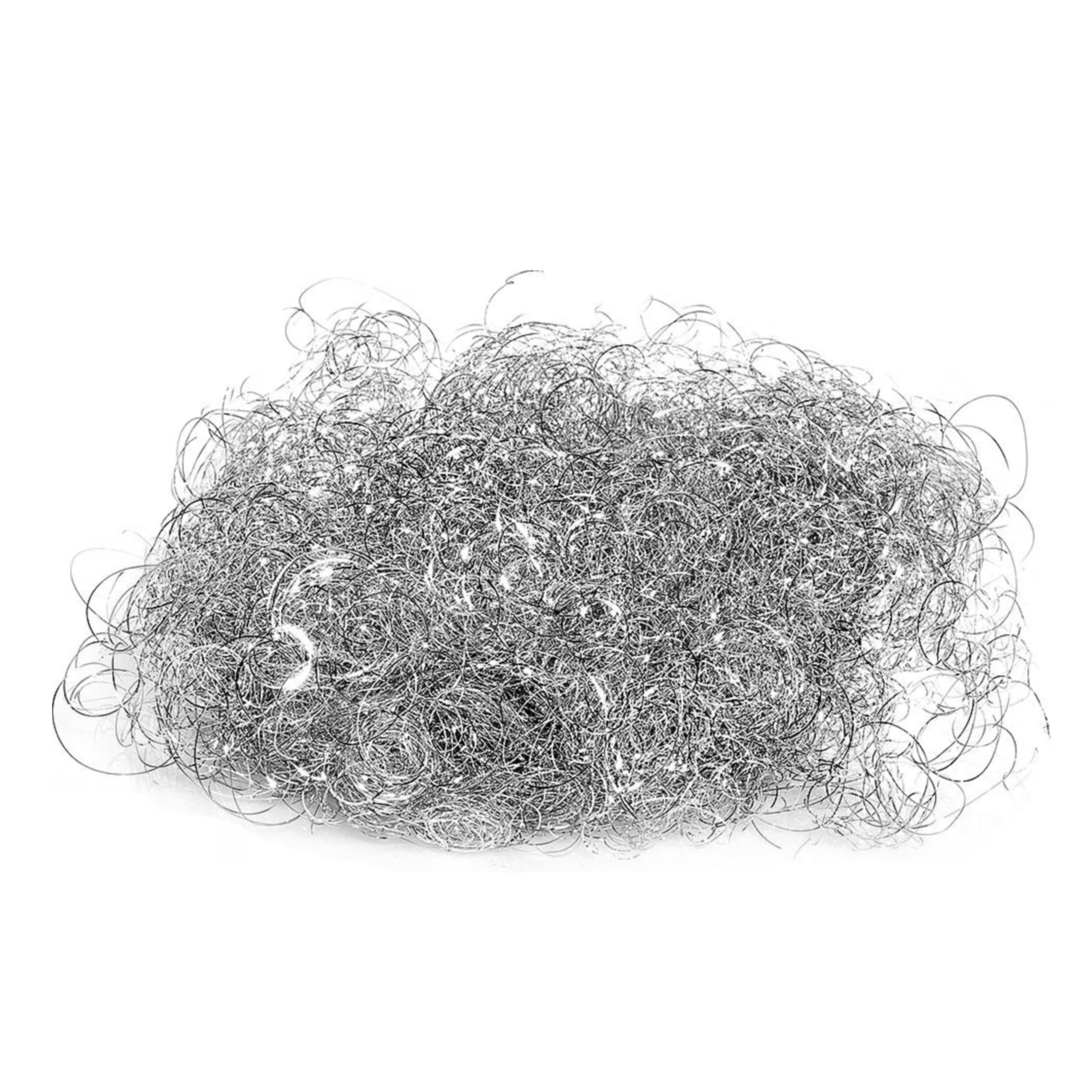 (20g) Metall Deko Lametta Engelshaar Glänzende DIY Fäden für Party / Geburtstag / Weihnachten / Silvester - Silber