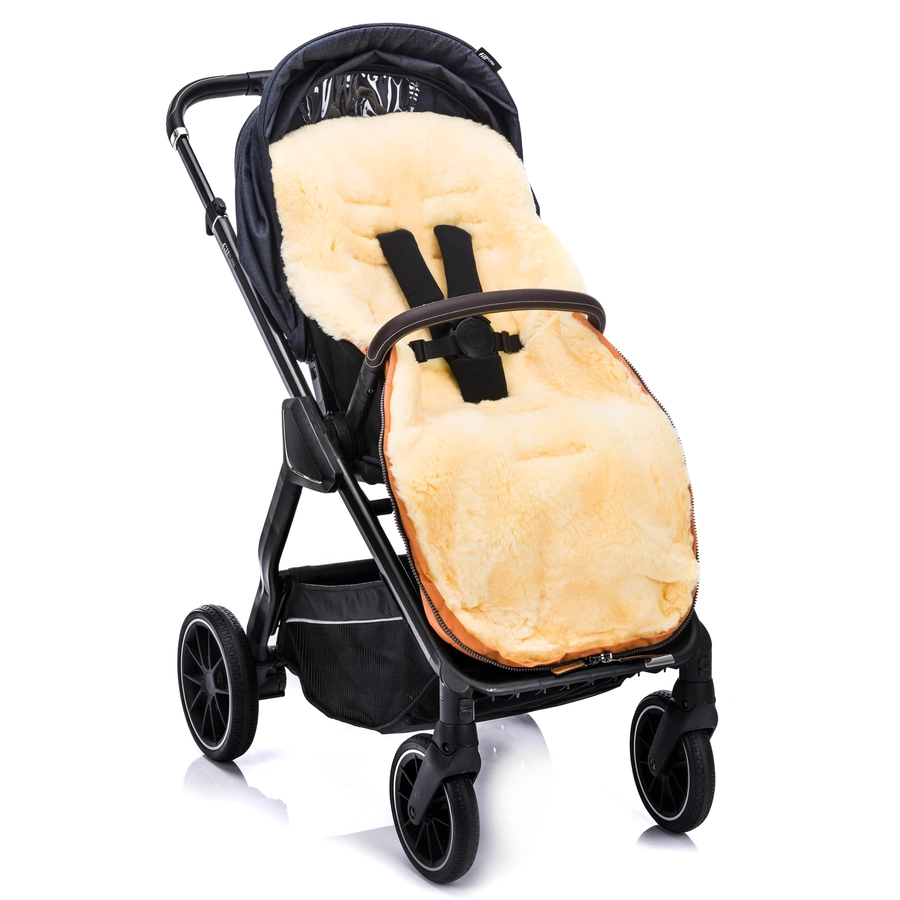 fillikid Winterfußsack Bernina Lammfell Amber