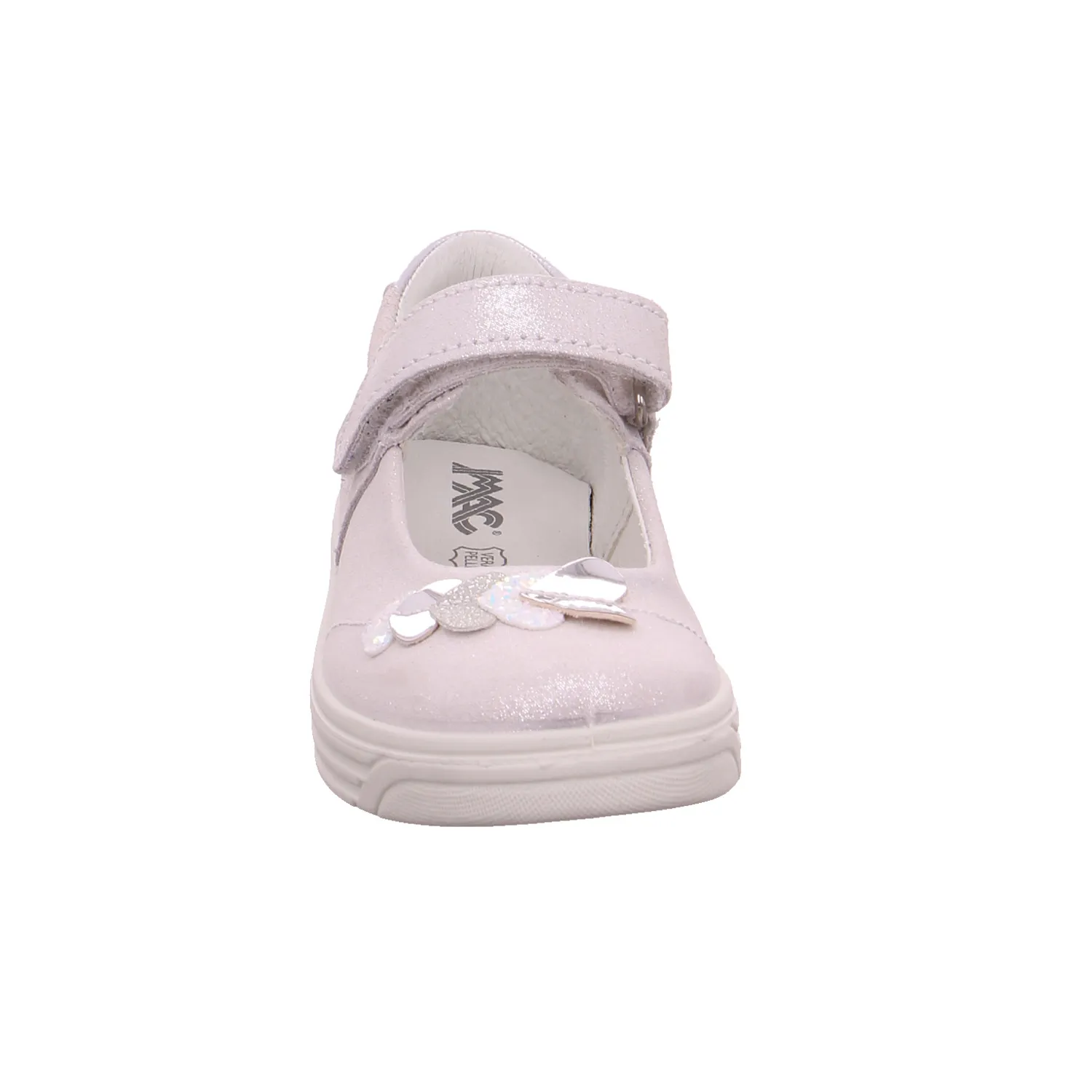 IMAC Kleinkinder-Ballerina Silber Leder  Ballerina