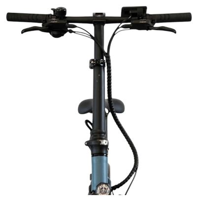 Produit reconditionné - Vélo pliant électrique Eovolt Afternoon bleu océan - Très bon état