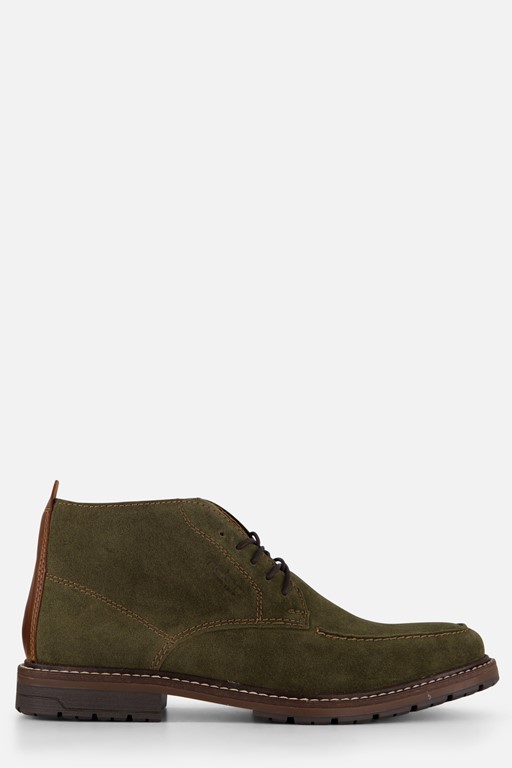 Rieker Veterschoenen groen Suede