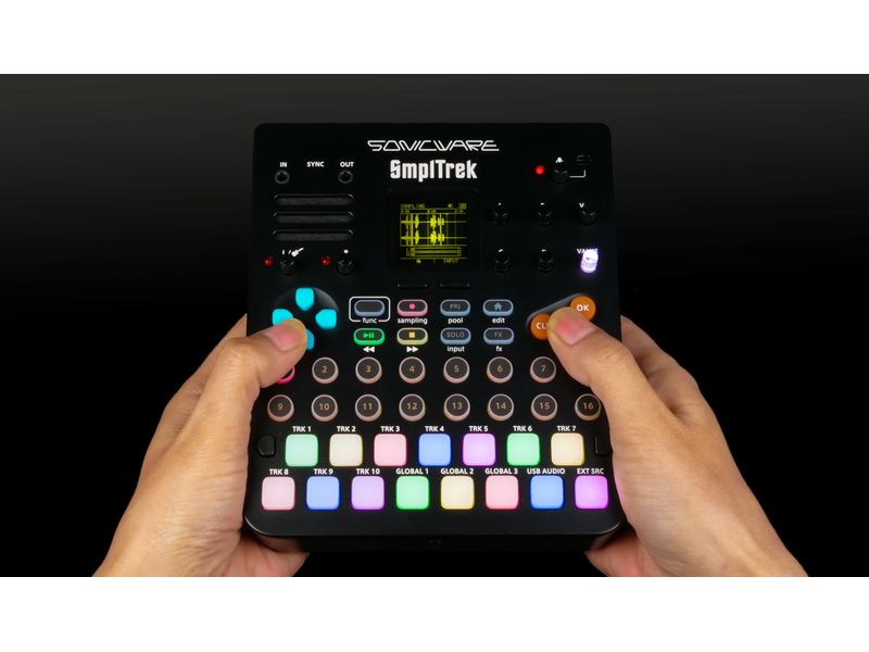 Sonicware Sample-Player SmplTrek V3 Mobiler Sampler