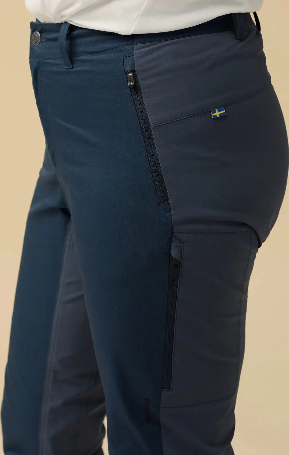 Fjällräven Hoja Hybrid Trousers W Navy