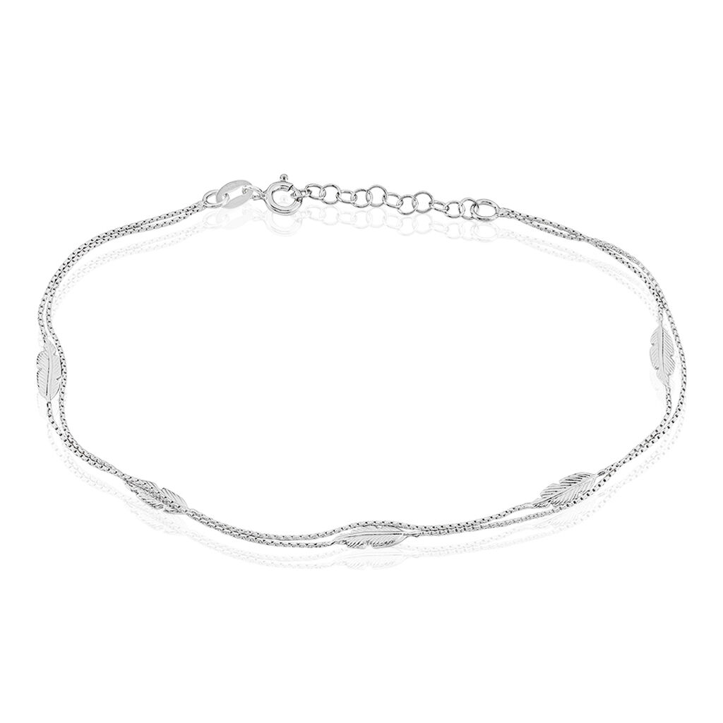 Chaîne De Cheville Hannen Argent Blanc