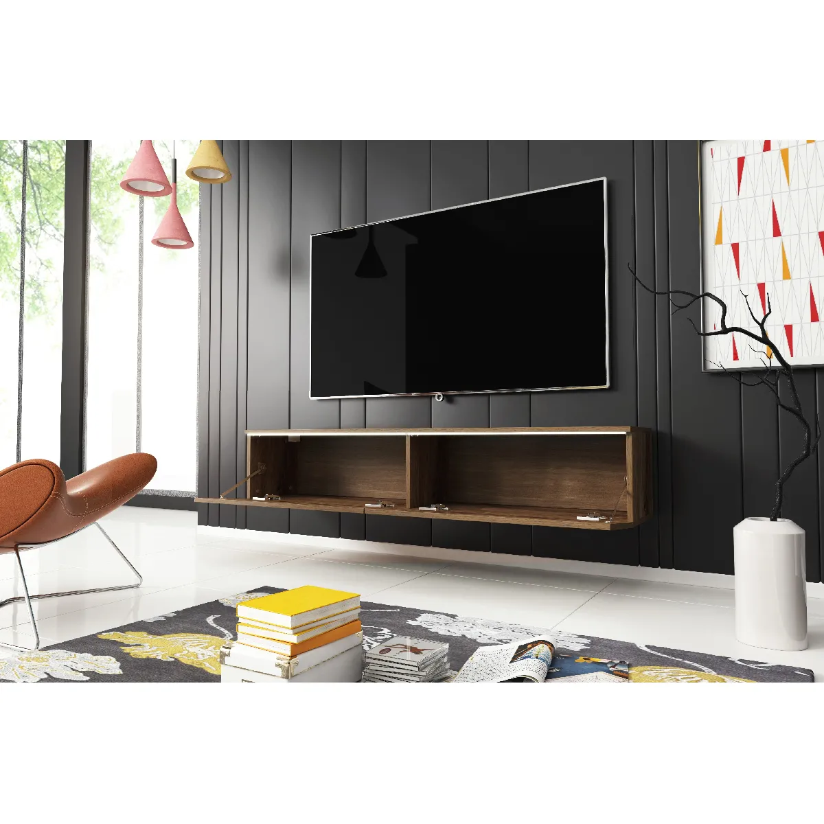 Other Brands Meuble TV Wotan Suspendu