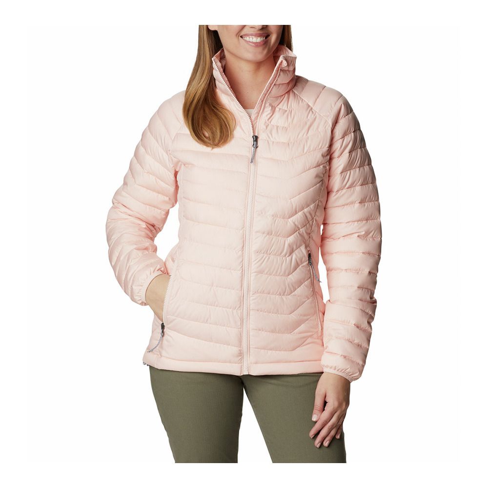 Columbia EU POWDER LITE - Doudoune Femme peach/coral