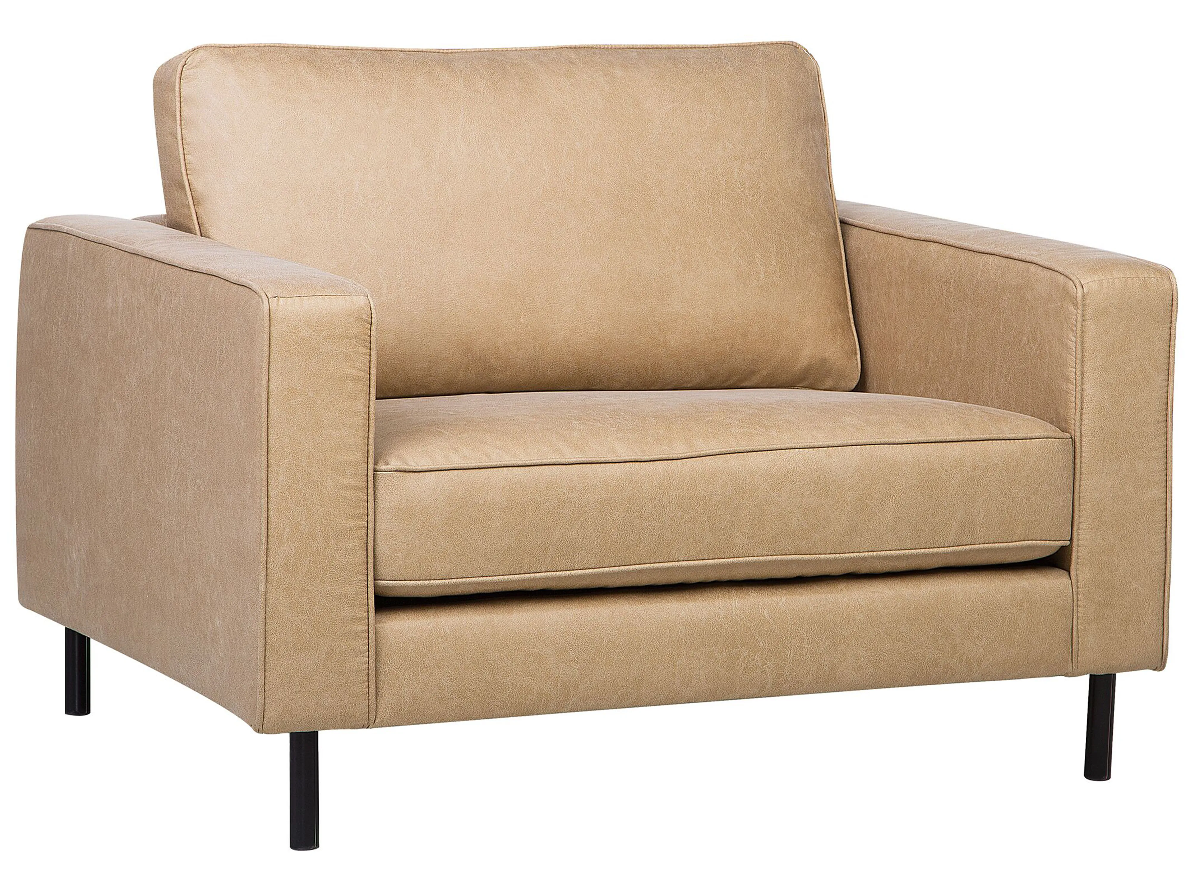 Bankenset 4-zits SAVALEN Kunstleer Beige