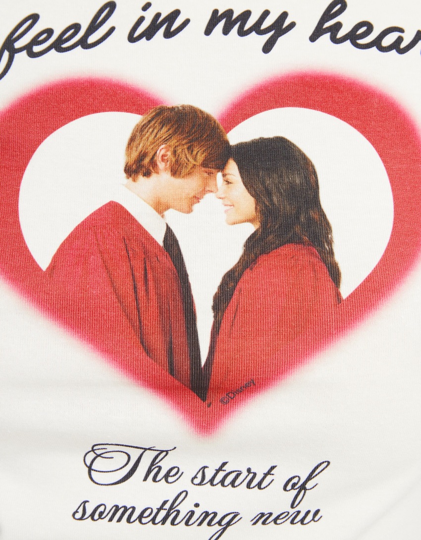 Camiseta de manga comprida com estampa de High School Musical