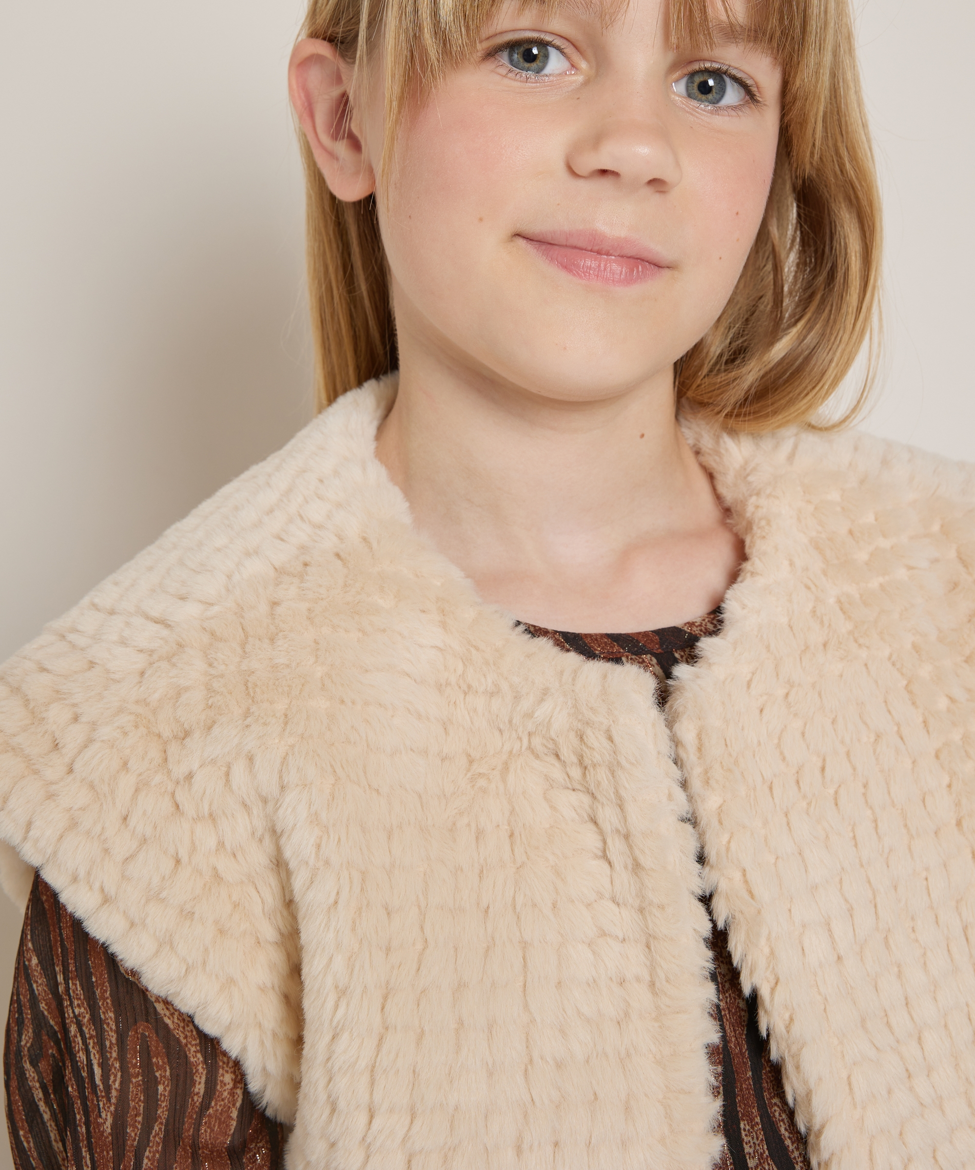 fake fur gilet