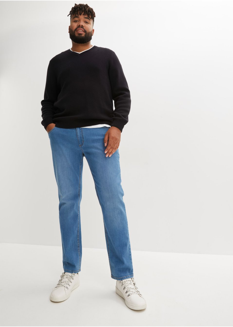 Jean extensible Essential Regular Fit, Straight