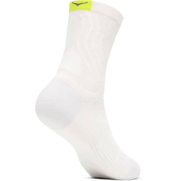 Chaussette running HOKA ONE ONE BONDI QUARTER RUN SOCK WHITE