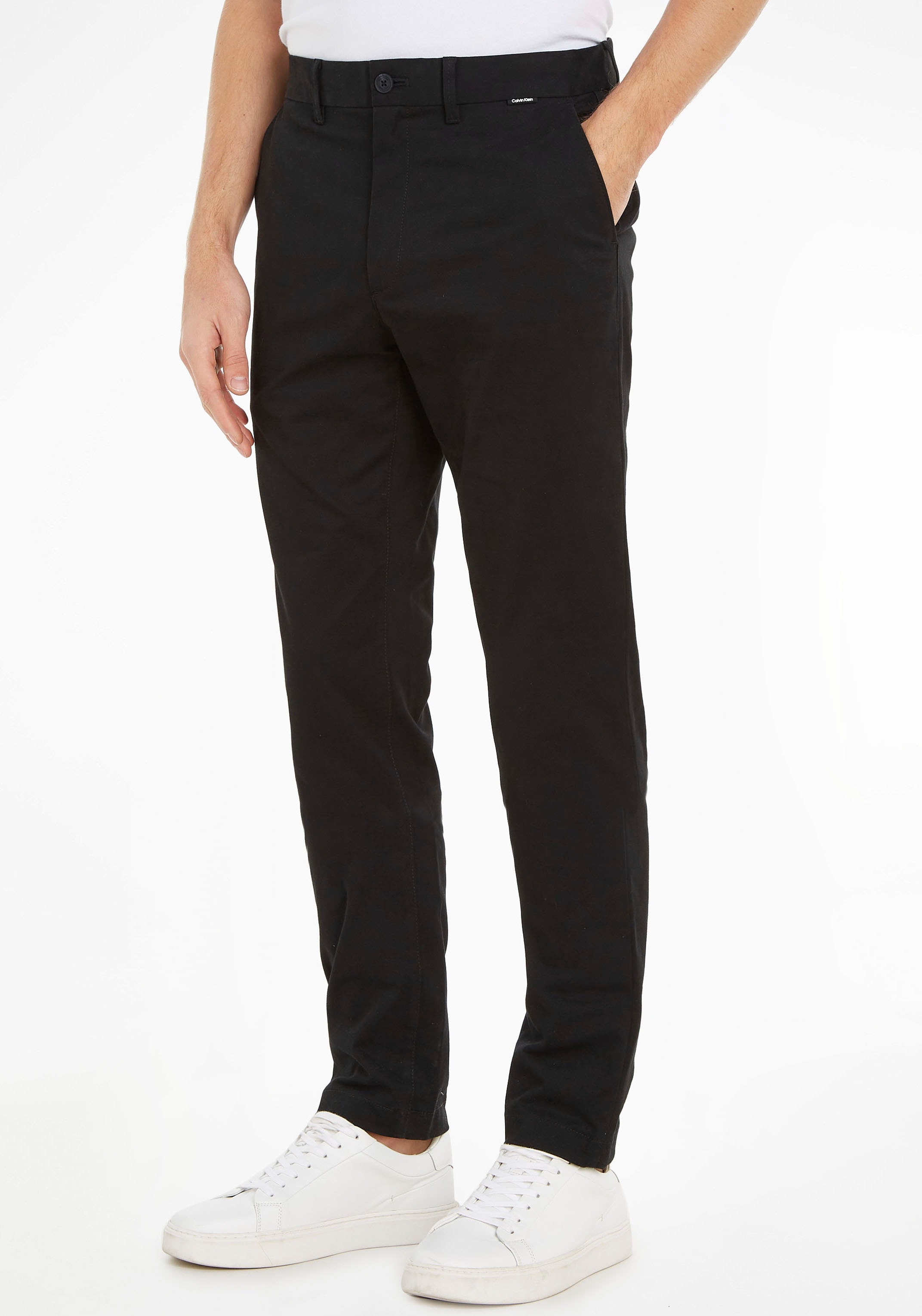 Calvin Klein Stoffhose  mit praktischem Gürtel