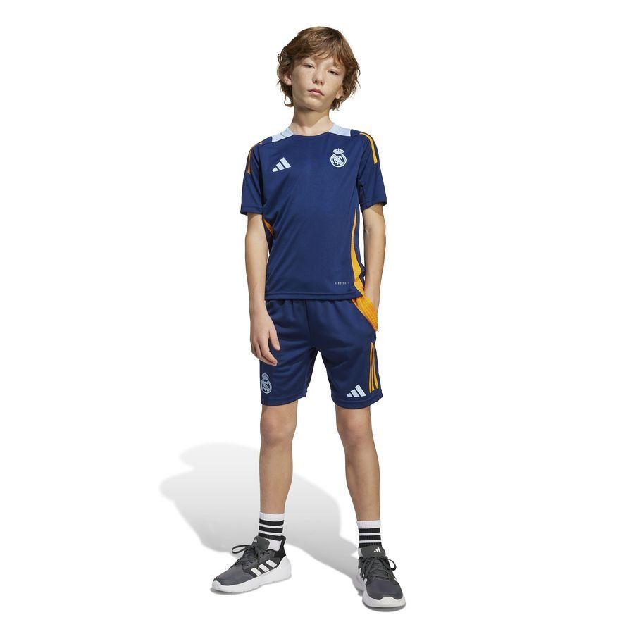 Real Madrid T-shirt d'Entraînement Tiro 24 - Bleu/Crew Orange/Bleu Enfant