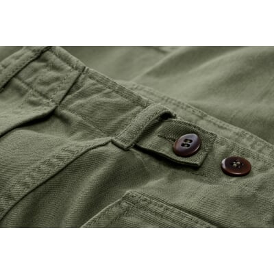 Herren-Baumwollshorts 1962, Oliv
