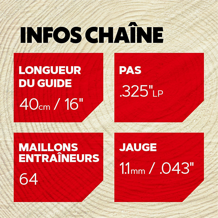 Chaîne Oregon Speedcut Nano 64 entraineurs