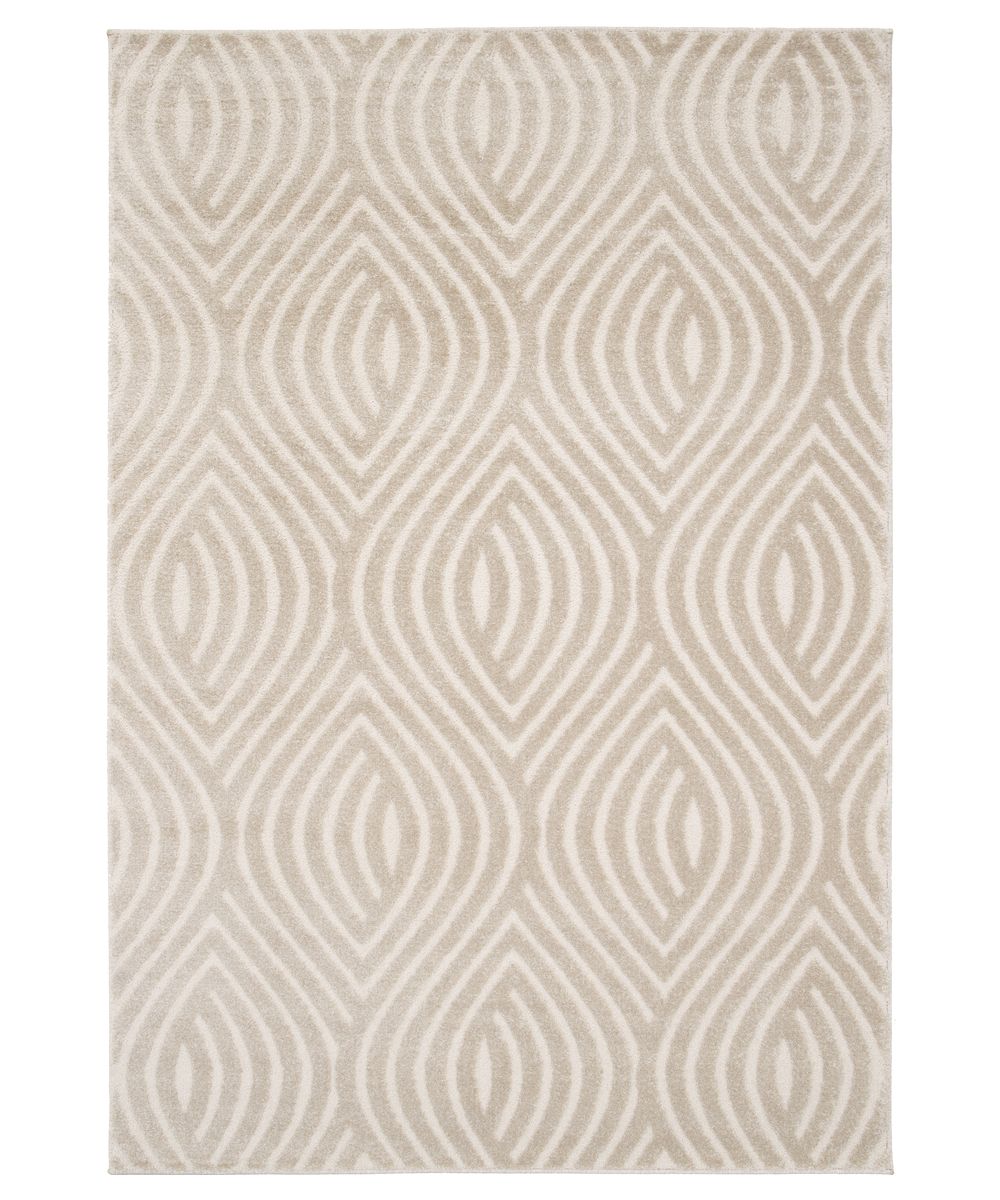 Amiah Retro vloerkleed - Forme Courant beige - 160x230 cm