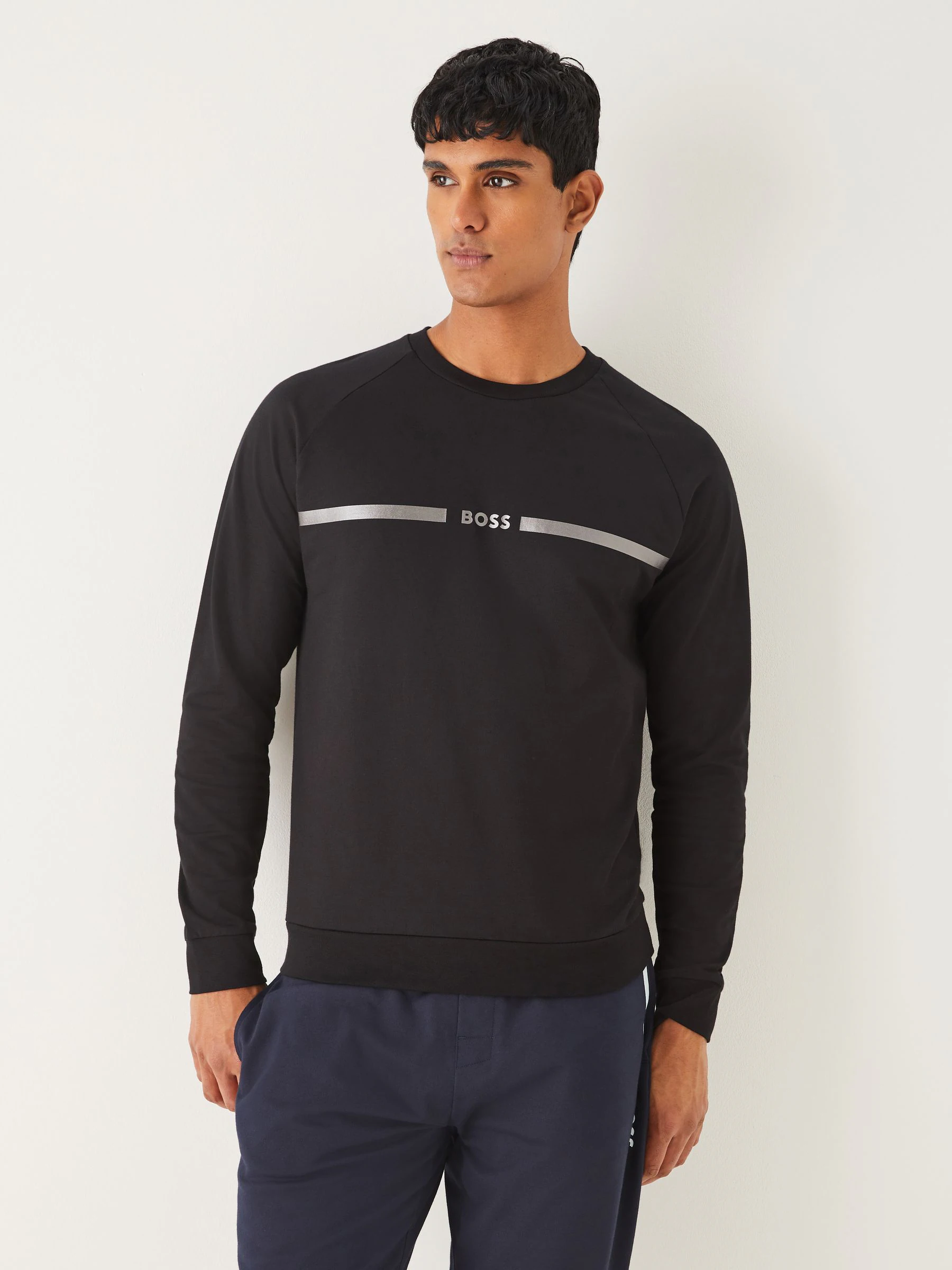 Zwart - BOSS Authentic Logo Sweatshirt