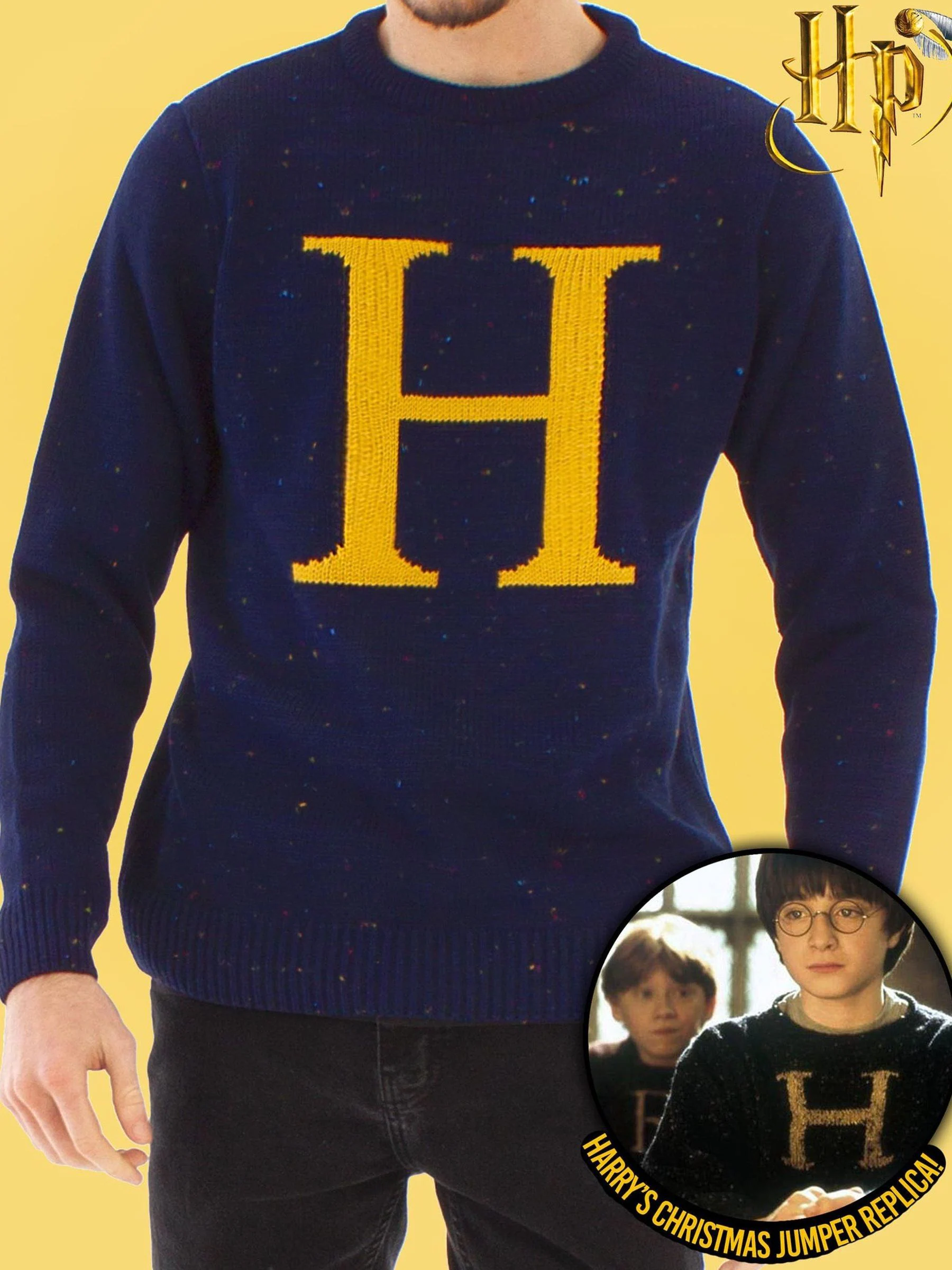 Vanilla Underground Harry Potter Knitted Christmas Jumper