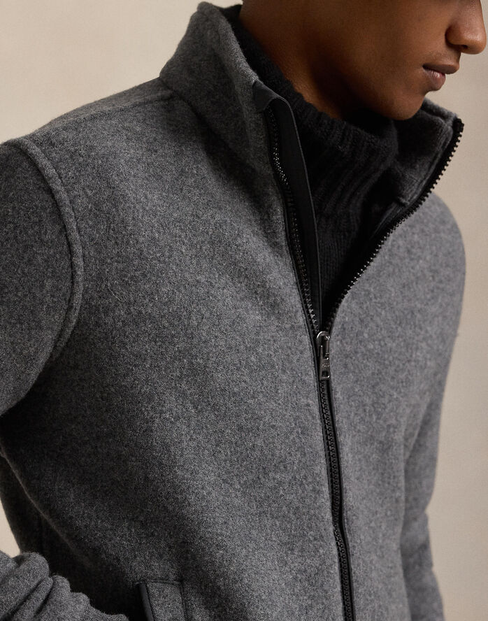Polo Ralph Lauren ELEVATED WOOL-LSL-FUZ Fortress grey heather