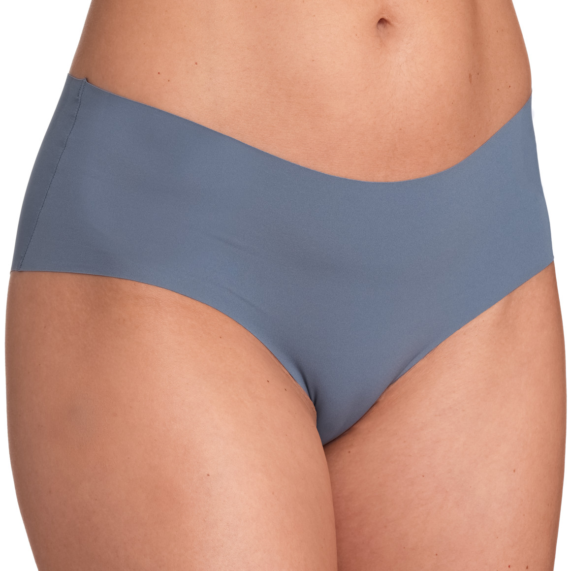 Gina Benotti Damen Seamless-Panty im Basic-Look blaugrau