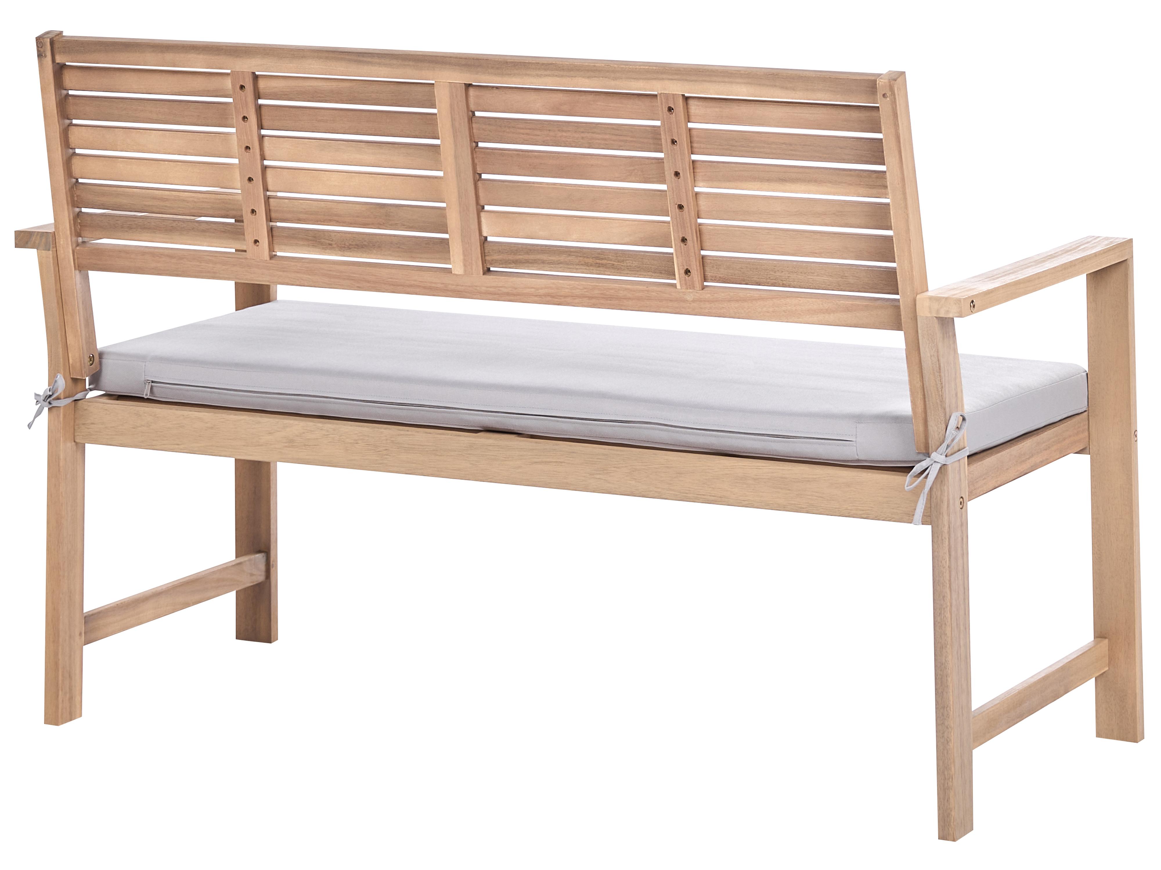 Loungeset met tafel 4-zits FIAMES Gecertificeerd acaciahout Grijs