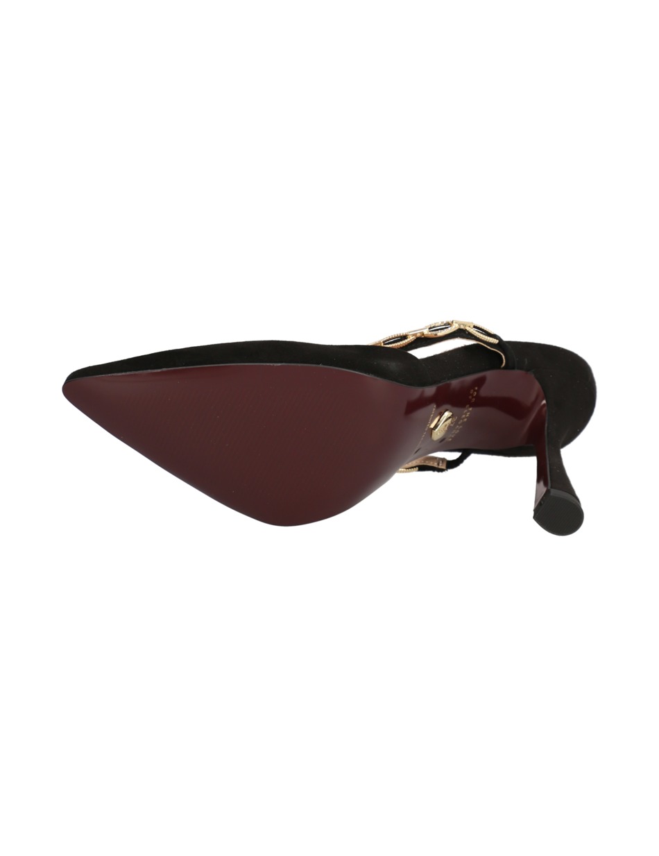 Veloursleder Pantoffel