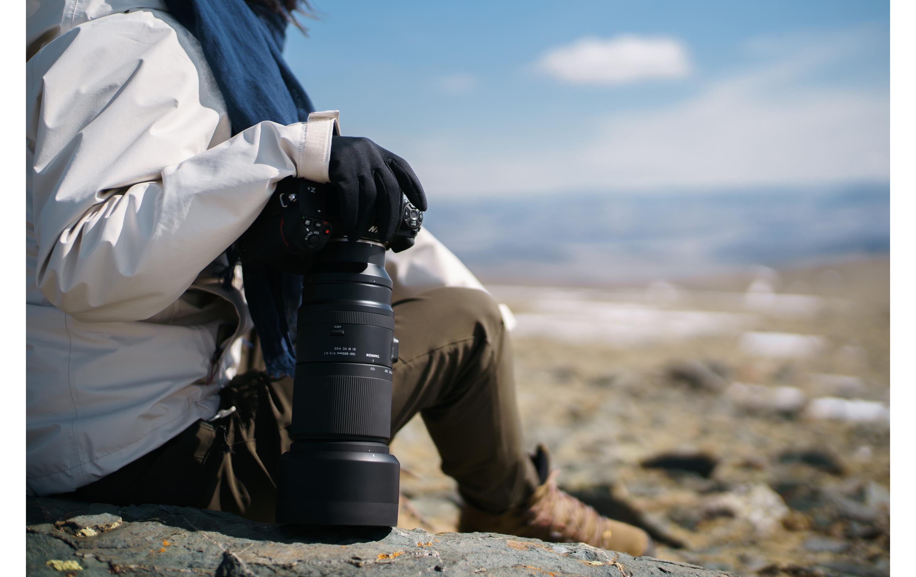 Zoomobjektiv AF 150-500mm f /5-6.7 Di III VC VXD Nikon Z<br>Ultra-Tele-Zoom mit intuitiver, komfortabler Bedienung