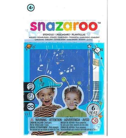 Snazaroo Make-up-Farbe - Vorlagen für Kinderschminke - 6 st.