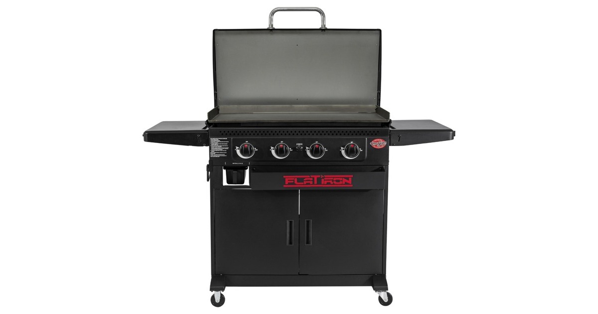 Char-GrillerFlat Iron Premium Gas Griddle barbecue  (Zwart)