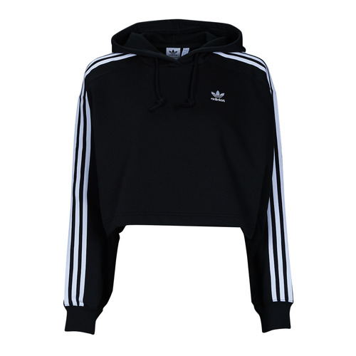 adidas Originals - SHORT HOODIE - noir