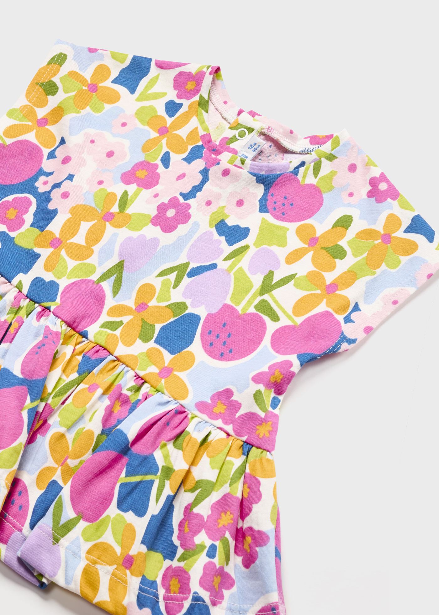 Conjunto de 2 camisetas infantis de algodão sustentável