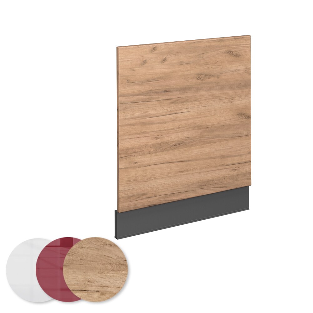 Vicco Geschirrspülerblende Küchenschrank Küchenmöbel Fame-Line Anthrazit Eiche modern 60 cm Küche Einbauküche Geschirrspüler Blende Küchenzeile