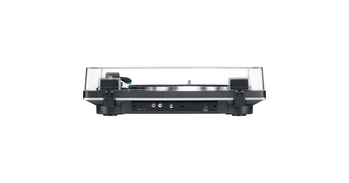 Audio-TechnicaAT-LP70XBT platenspeler  (Zwart/zilver, Phono/line-voorversterker, Bluetooth, Volautomatische, Riemaandrijving, 33-1/3 en 45 toeren)