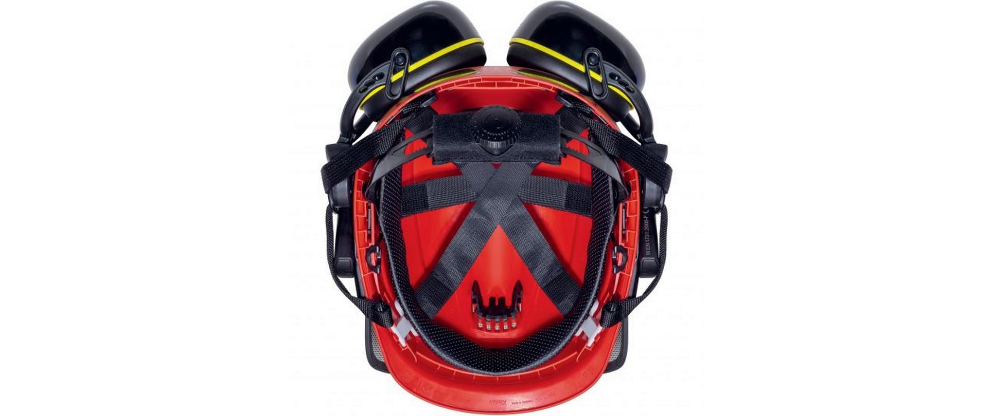 Schutzhelm Pheos Forestry, Rot<br>Forsthelm Komplettset