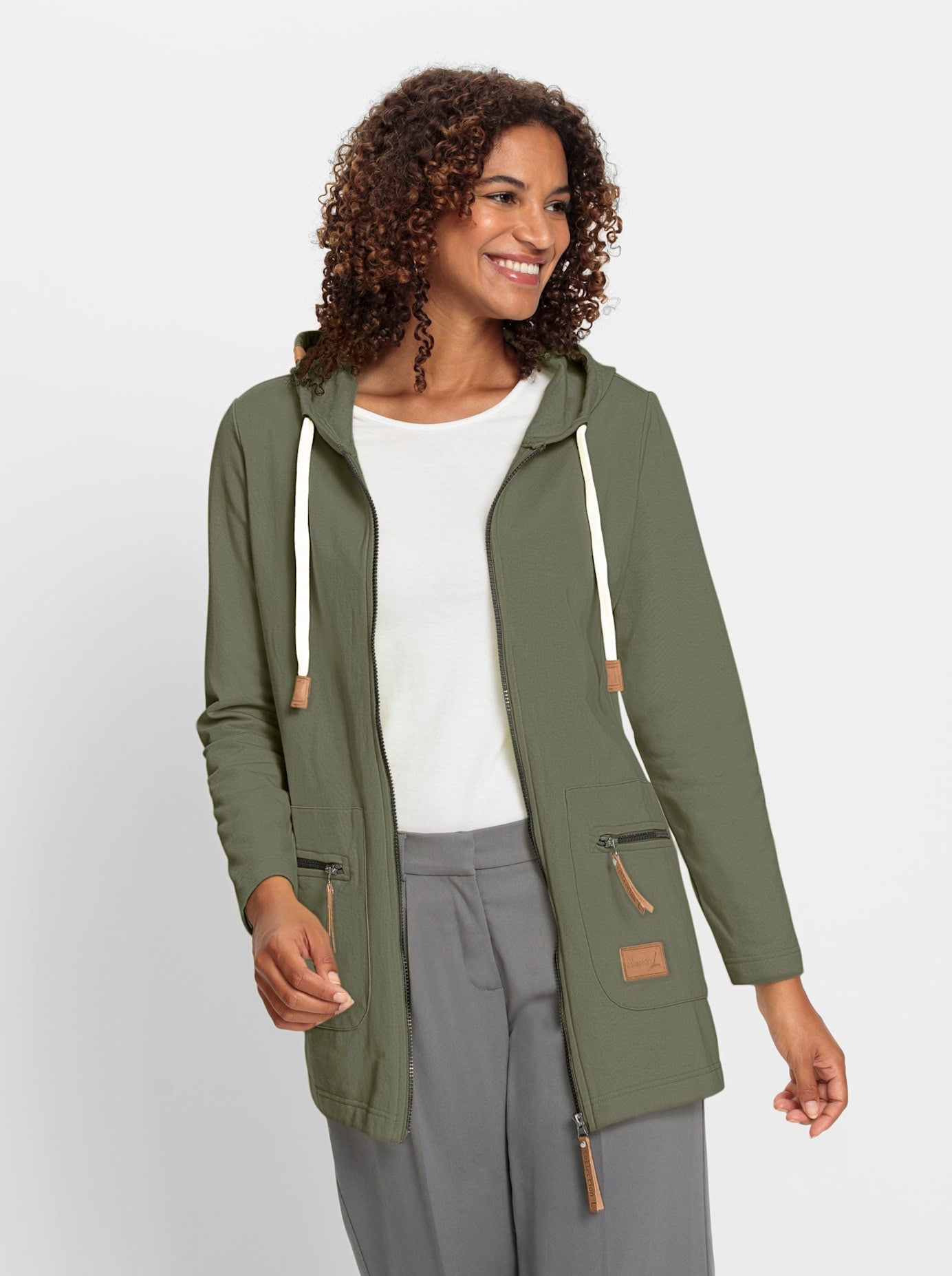 Casual Looks Shirtjacke »Sweatjacke« 1 Stk. tlg.