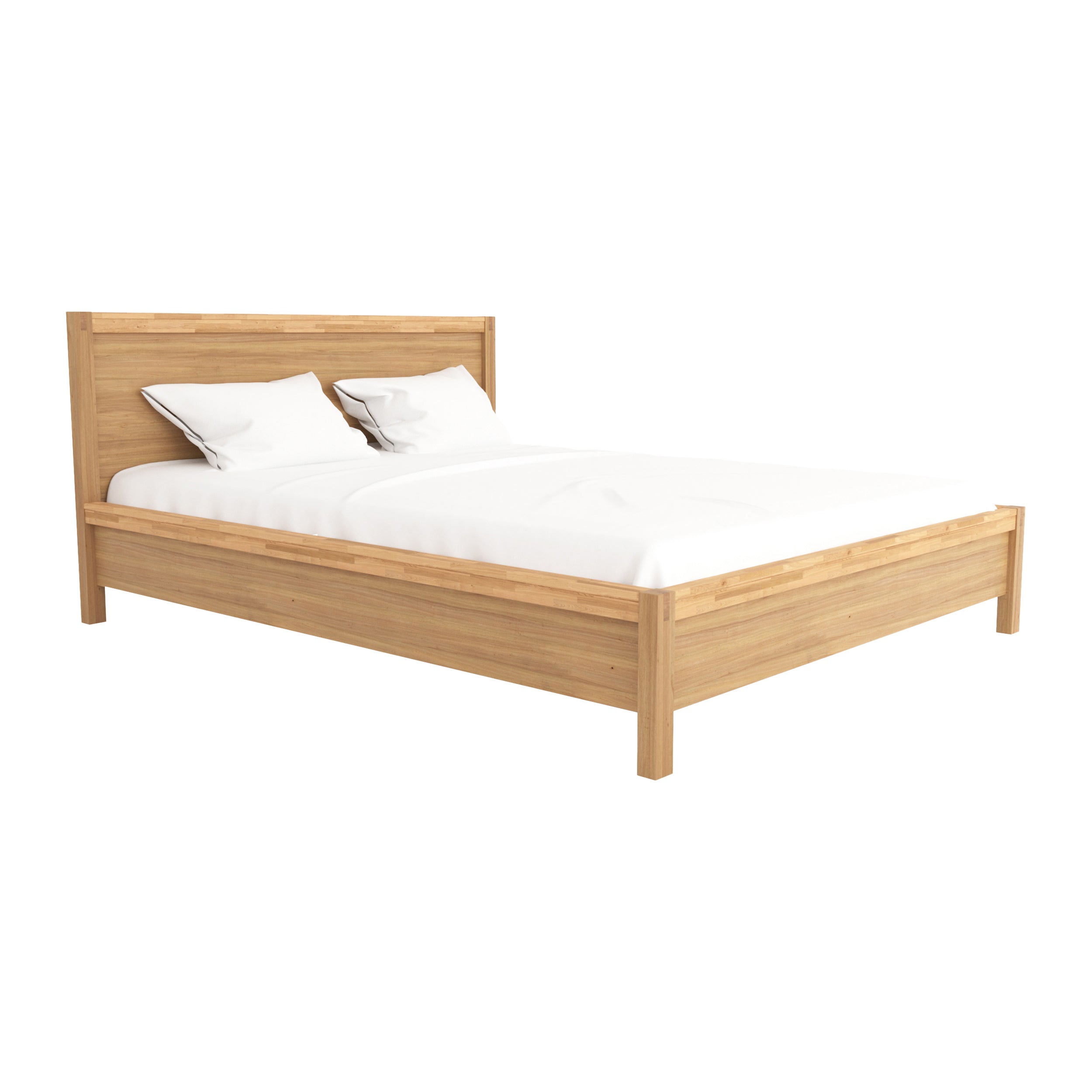 by fonQ Nordun Bedframe 140 x 200 cm - Eiken