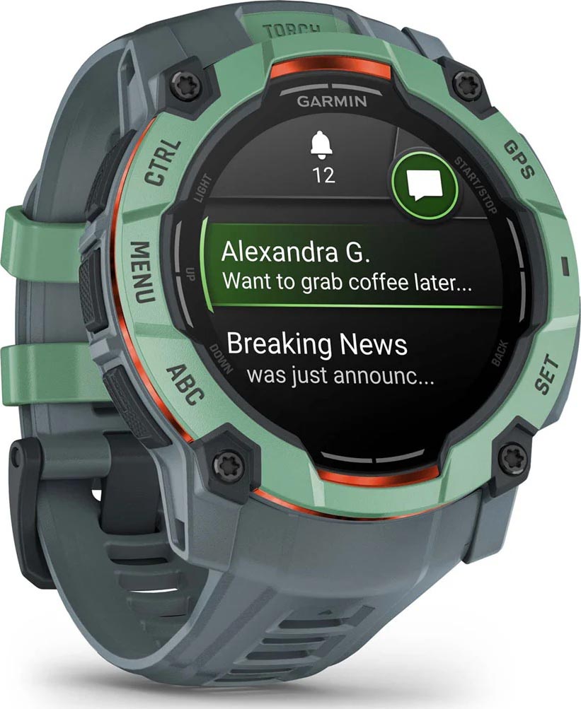 Instinct 3 - AMOLED - 50mm Neotropic Bezel w/ Twilight Band
