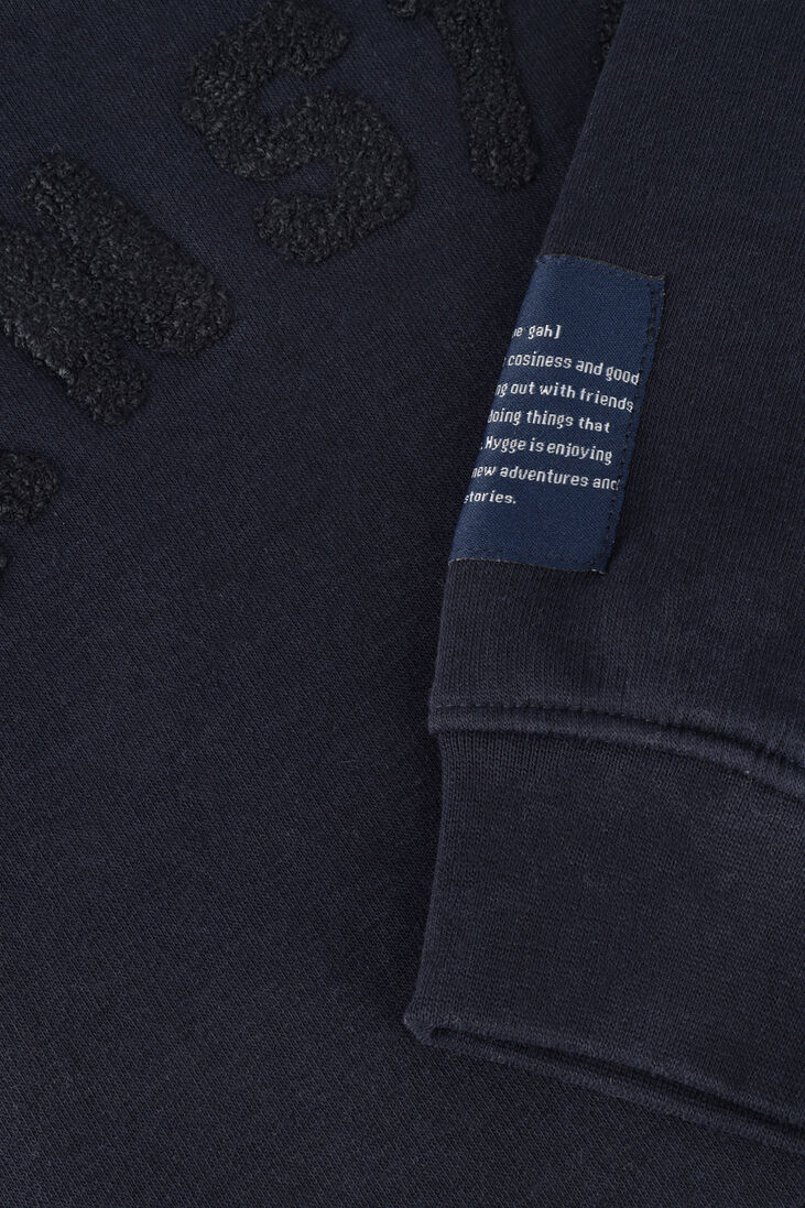 KRONSTADT blauwe kronstadt trui lars kids organic/recycled hoodie 1