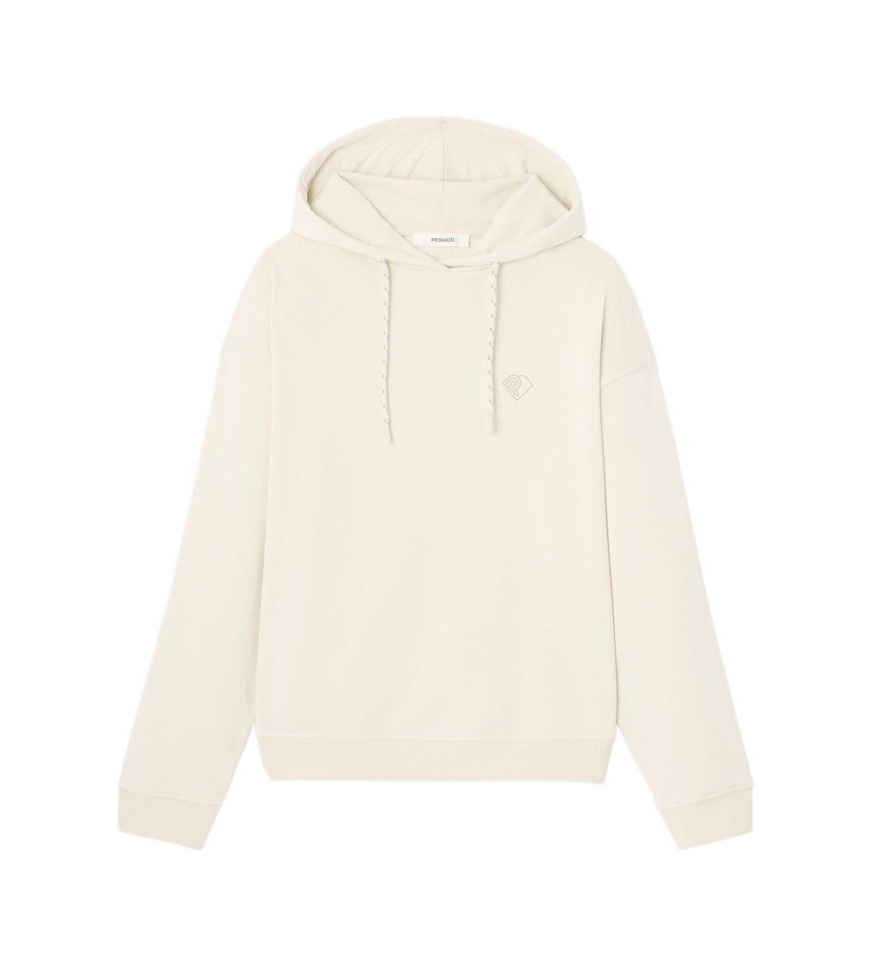 Sweat-shirt à capuche Femme - Ecru