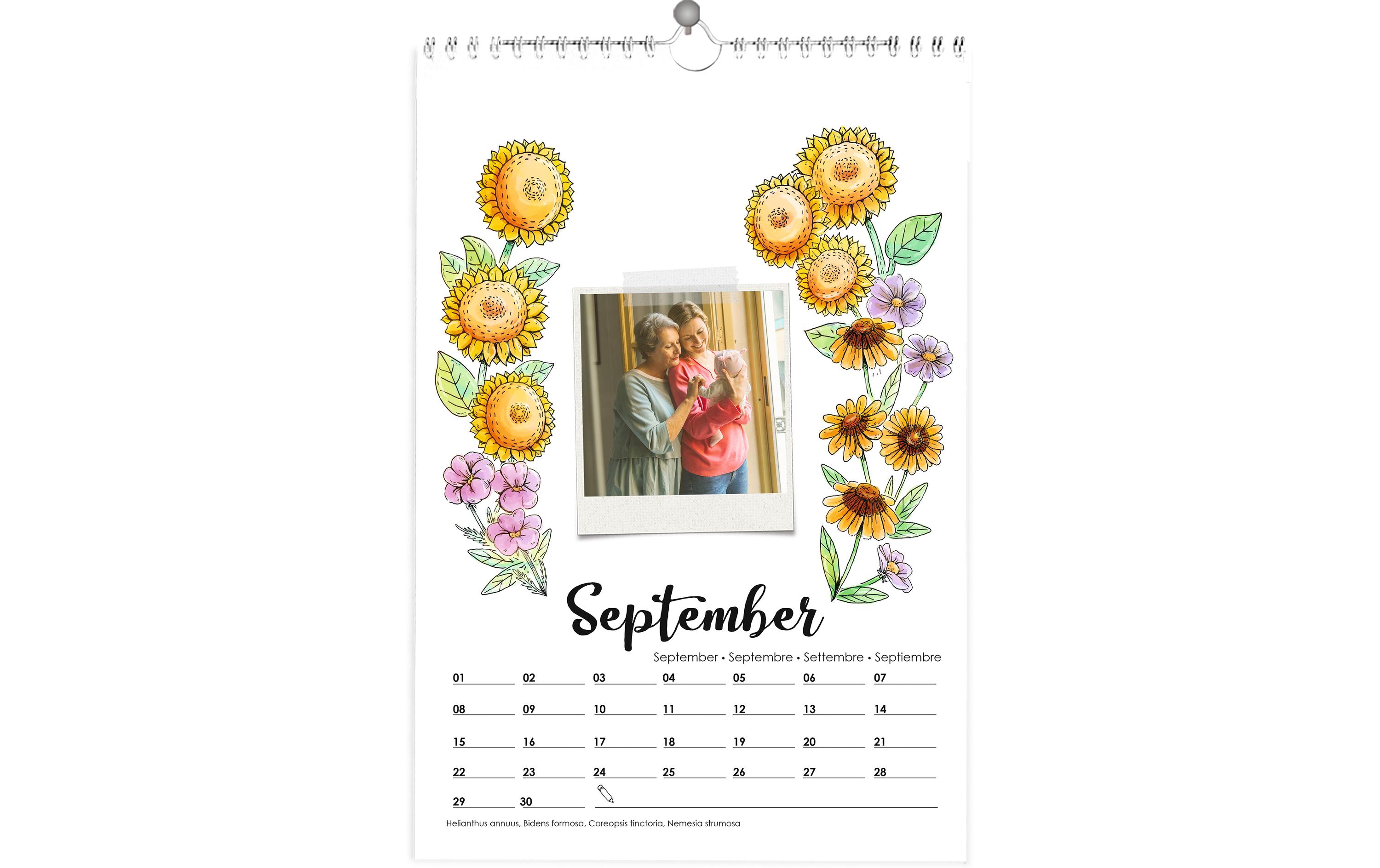 Foto-Bastelkalender A4Dauerkalender