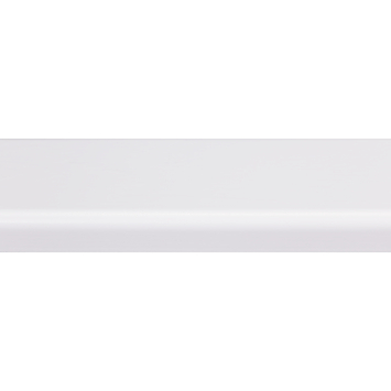 Koplat recht grenen wit gelakt 12x45mm 270cm