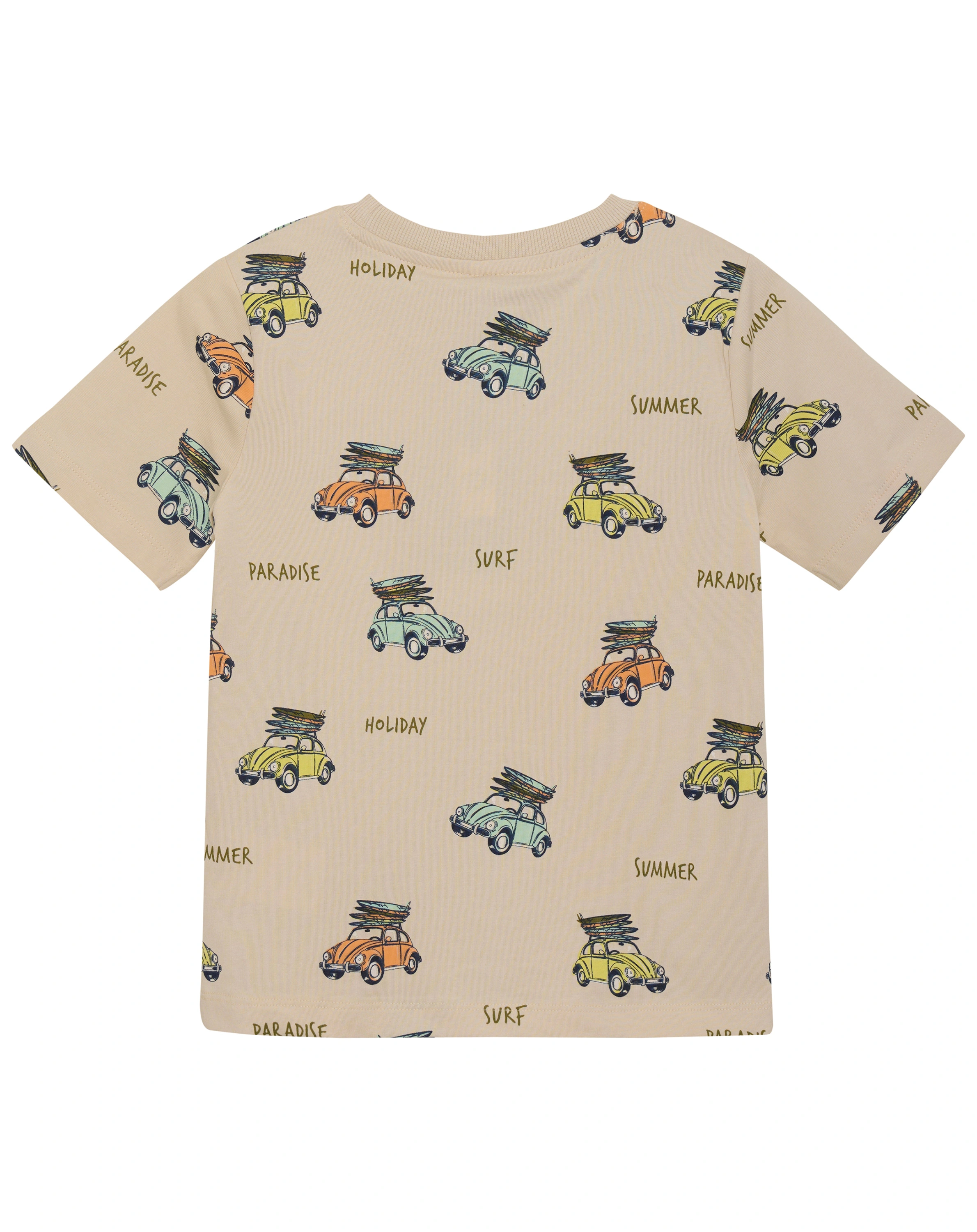 T-Shirt HOLIDAY CAR in beige