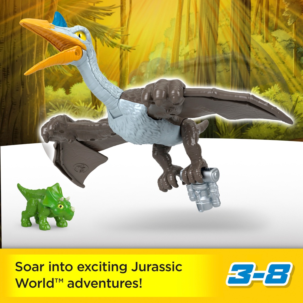 Imaginext Jurassic World Dominion Quetzal Dinosaurier