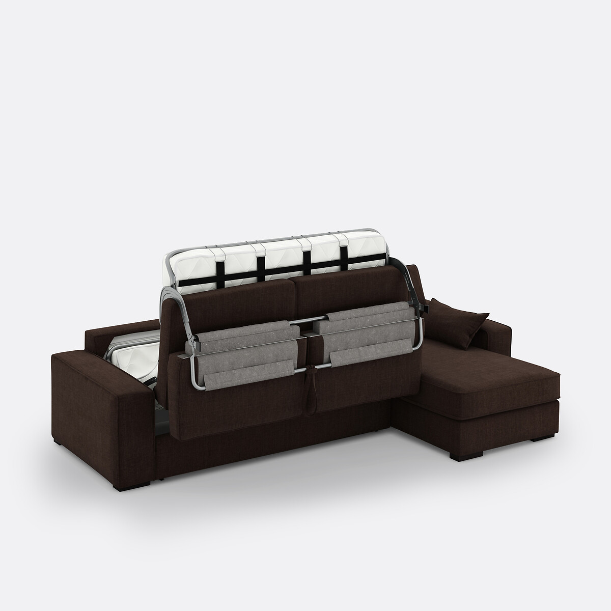 LA REDOUTE INTERIEURS<br>Sofá cama de canto, algodão/linho, Bultex, Cécilia