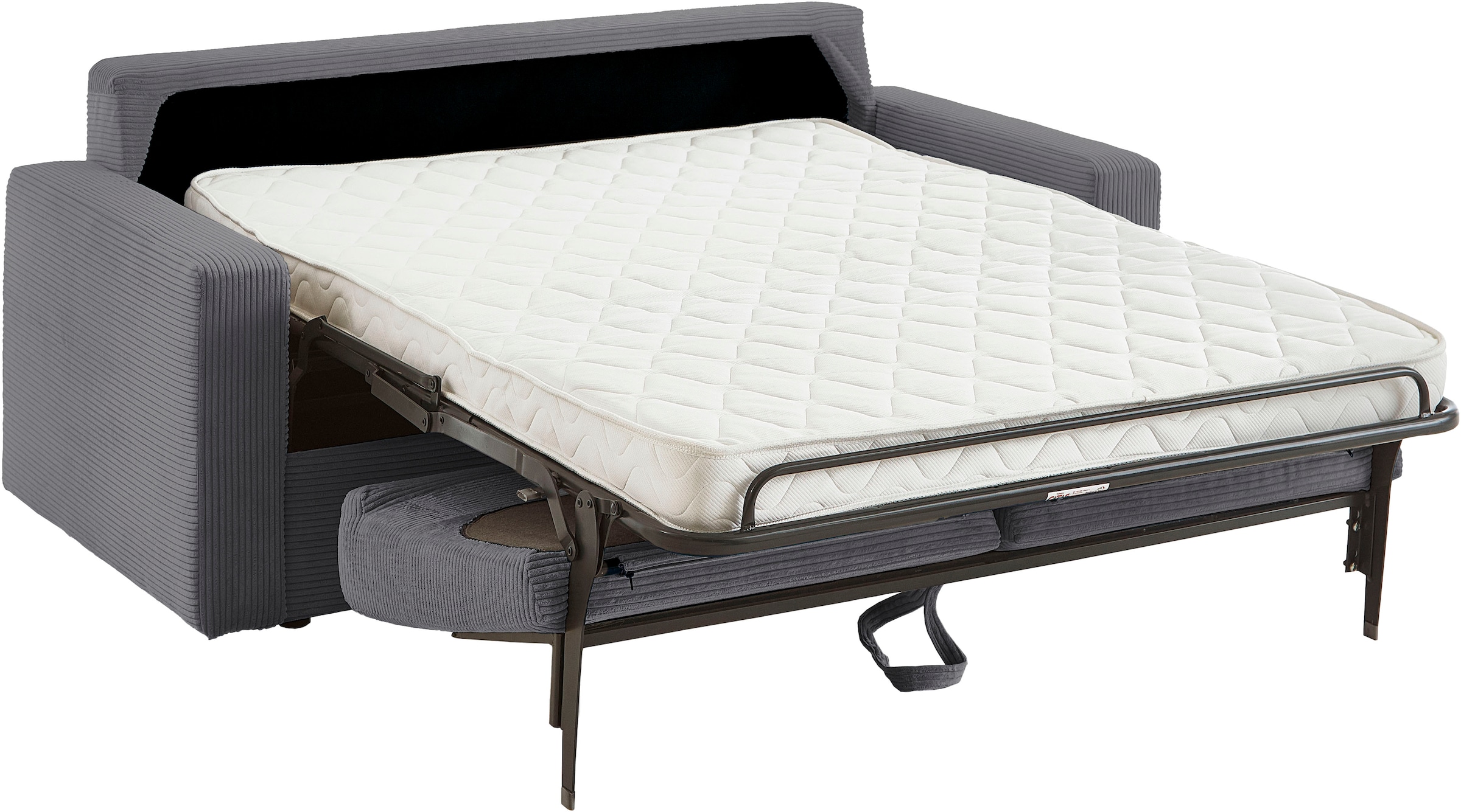ATLANTIC home collection Schlafsofa »Rolando, B: 196 cm, Liegefl. 140x190 cm« mit komfortabler Matratze, Dauerschlafsofa