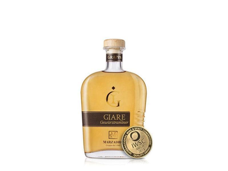 Marzadro Marzadro Giare Gewuerztraminer 41% 0.7 l Würziger Berglikör aus Italien