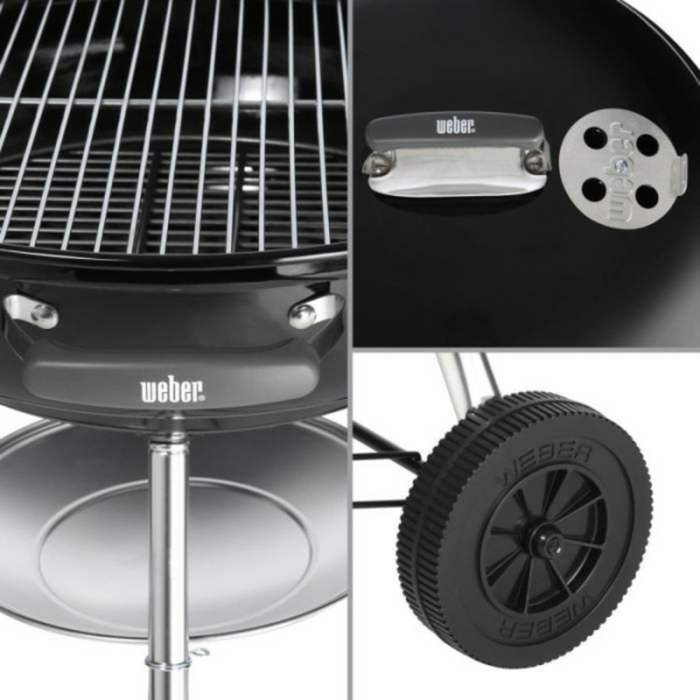 Barbecue a charbon compact kettle 57 cm - noir